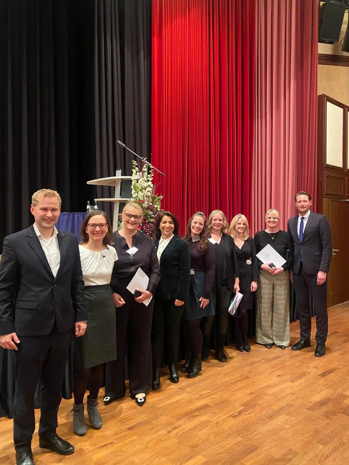 Förderverein mit dem Bürgermeister